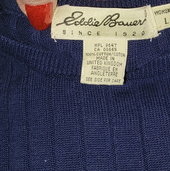 #390 Eddie Bauer- Long Sleeve Crew Neck Pullover Sweaters-.Colors.Sizes Avail - Picture 7 of 16